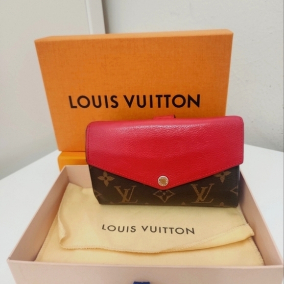 LOUIS VUITTON Monogram Pallas Compact Wallet in Cherry 🍒 - Picture 2 of 7